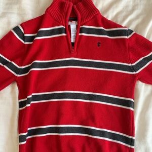 IZOD Men’s Red Striped Sweater
